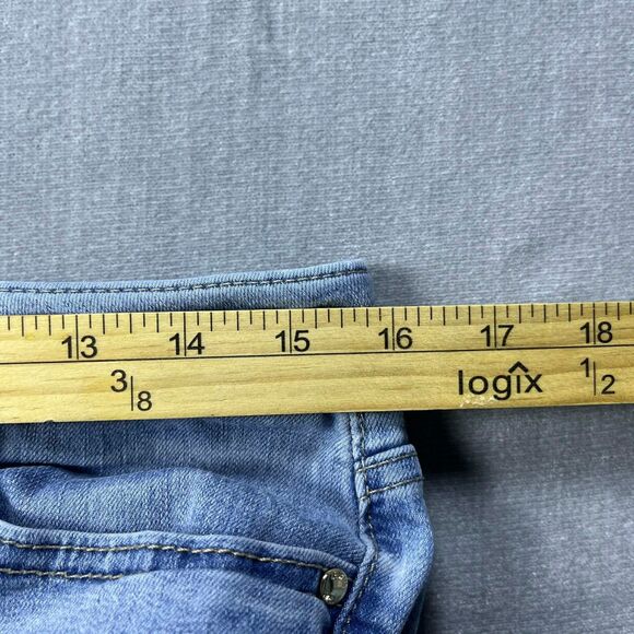 Jennifer Lopez Jeans Women 10 Skinny Mid Rise Light Wash Stretch Denim - Picture 5 of 8